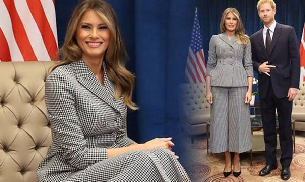 حركة غريبة يقوم بها الأمير 'هاري' مع ميلانيا ترامب!