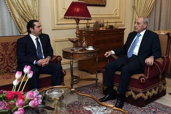 بري هنأ الحريري على إنجاز قانون الانتخاب