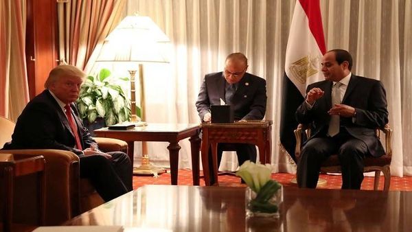 السيسي يلتقي مرشحي الرئاسة الأمريكية