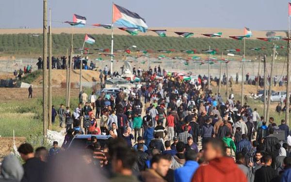 استشهاد طفل فلسطيني واصابة العشرات برصاص الاحتلال