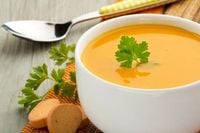 شوربة بطاطا حلوة