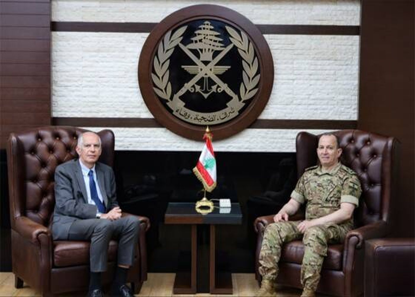 هيكل بحث مع السفير الفرنسي دعم الجيش ومرحلة ما بعد اليونيفيل