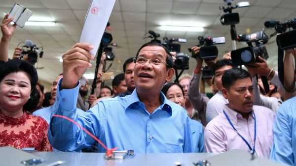 Hun Sen's party claims sweeping victory in Cambodia elections