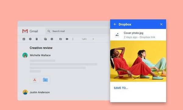 مفاجأة DropBox أصبح بالإمكان دمجها مع Gmail!