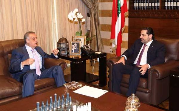 الحريري بحث وزواره قانون الإنتخاب 
إرسلان: الجوّ يُوحي بالإتجاه نحو الحلّ