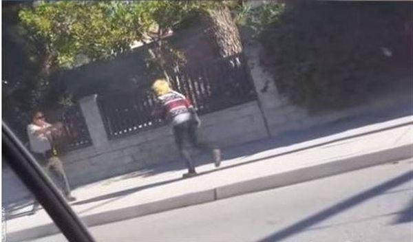 بالفيديو.. لحظة مقتل رجل على يد شرطي في كاليفورنيا