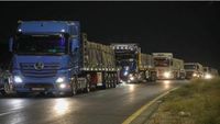 القمح اللبناني عالق في المصنع.. 40 شاحنة تنتظر التصدير إلى الأردن