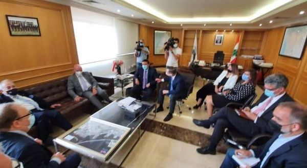 نجار بحث مع وفد ألماني برئاسة السفير إعادة إعمار مرفأ بيروت وضواحيه