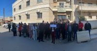 اعتصاماً لأساتذة رابطة التعليم الثانوي في لبنان امام دائرة مالية محافظة بعلبك الهرمل