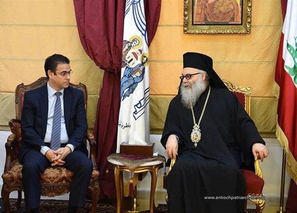 البطريرك يوحنا العاشر يستقبل وفداً من التيار :"نرحب بالتوافق الحاصل من أحل انتخاب رئيسٍ للجمهورية"