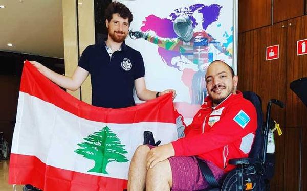الياس سمعان خامس كأس العالم
 في سيف المبارزة البارالمبية