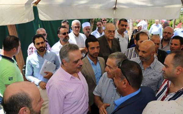 وفود رسميّة ومناطقيّة زارت أرسلان في عاليه