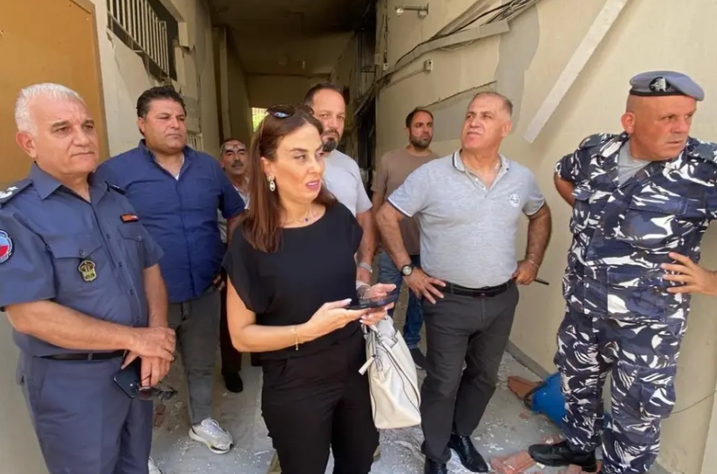 القاضي أبو شقرا تتفقد أضرار العدوان الإسرائيلي في مرافق النبطية