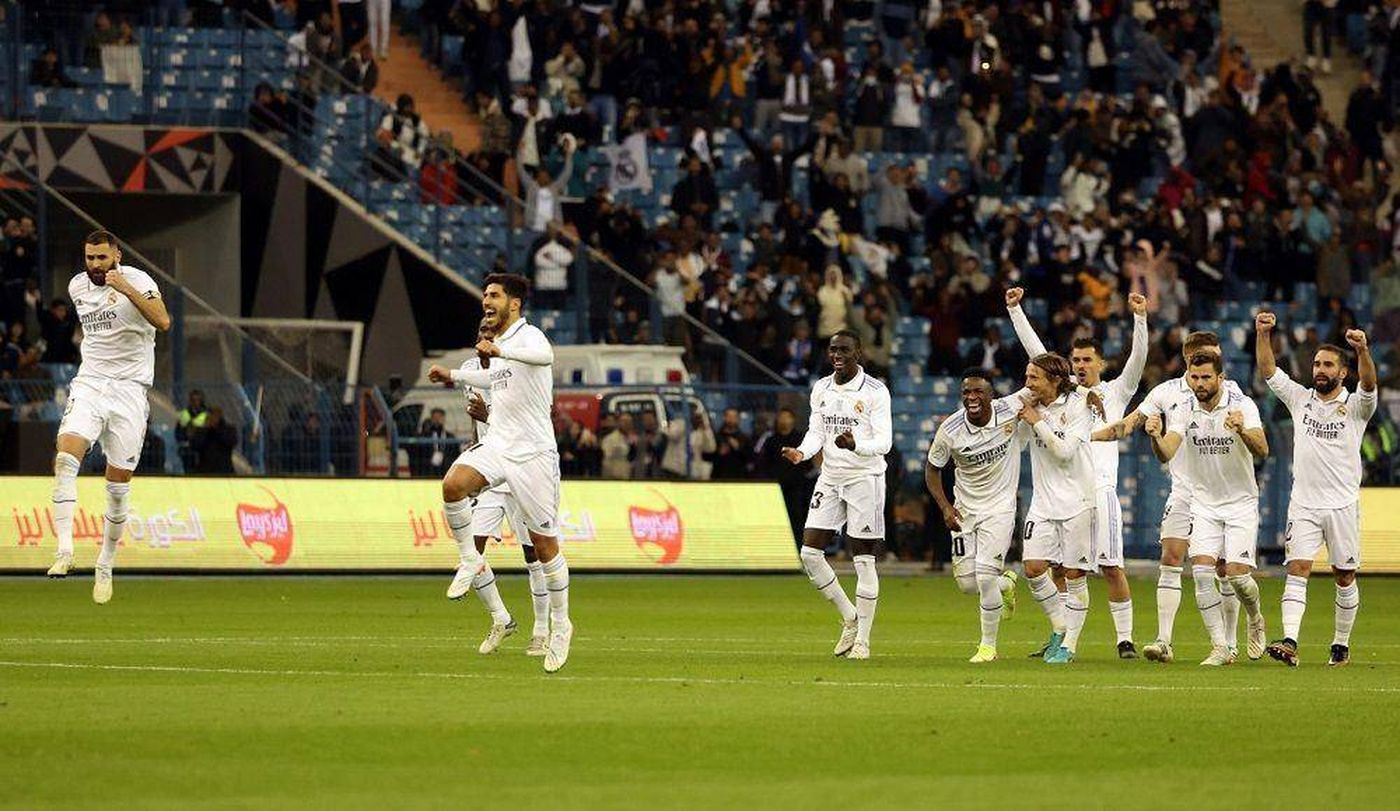 ريال مدريد الى نهائي كأس السوبر الاسباني