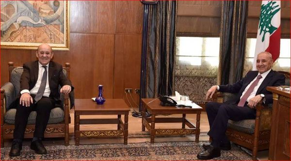 بري خلال لقائه لودريان: لا يجوز إستمرار 