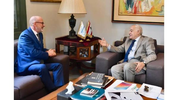 السفير وندين يلتقي الوزير سلامة