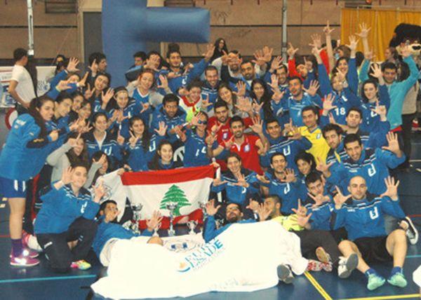 جامعة القديس يوسف بطلة
أوروايسادي 2014 في برشلونة