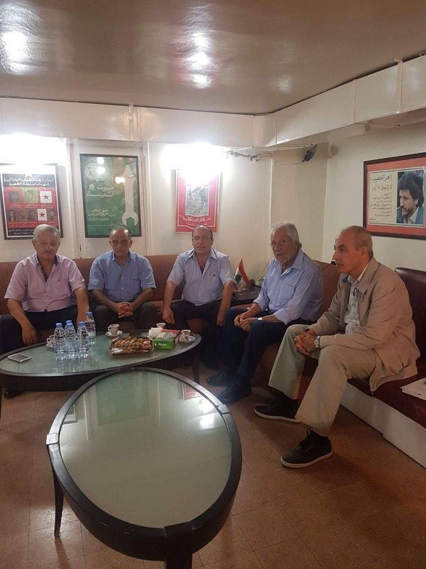 زاهر الخطيب استقبل وفدا من التجمع الديموقراطي