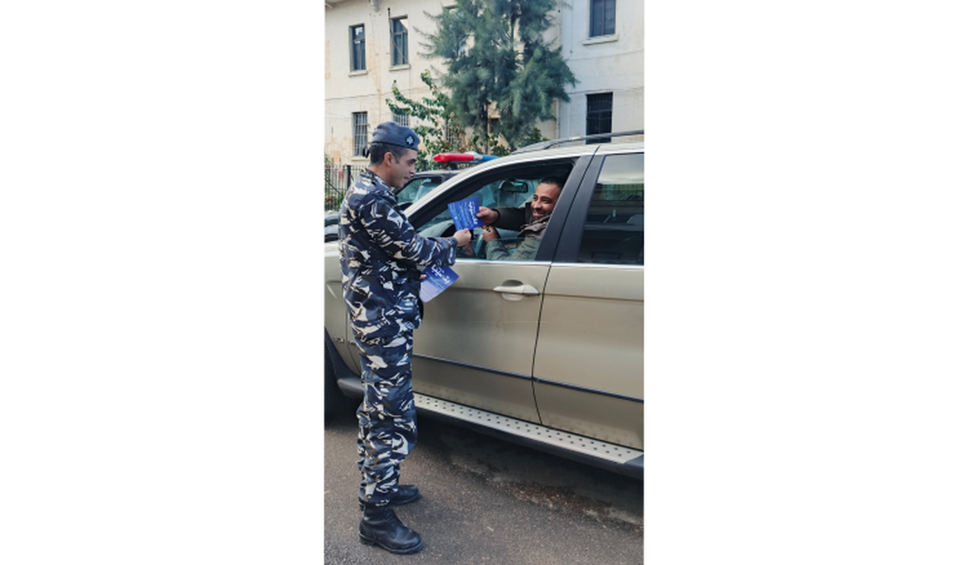 حملة توعوية لقوى الأمن بمناسبة ليلة رأس السنة