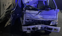 جريح في حادث سير داخل نفق حامات