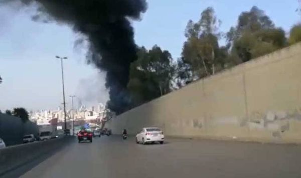 بالفيديو والصور : إندلاع حريق كبير في الحازمية قرب الـ"city center"