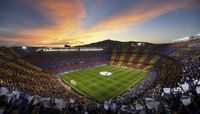 ميسي يصنع الحدث في ملعب برشلونة