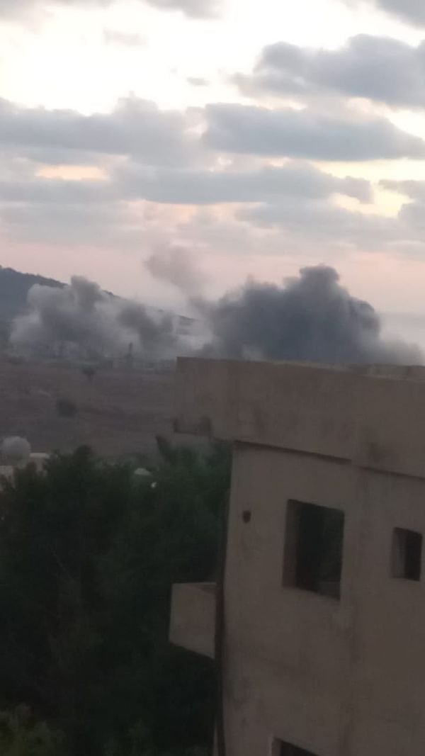 غارة إسرائيلية ثانية استهدفت بلدة المنصوري في قضاء صور