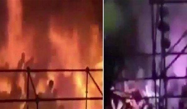 بالفيديو.. مسحوق غامض يحوّل حفلاً راقصاً الى محرقة