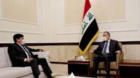 الكاظمي والسفير السوري يبحثان سبل توسيع التعاون الأمني وتأمين الحدود