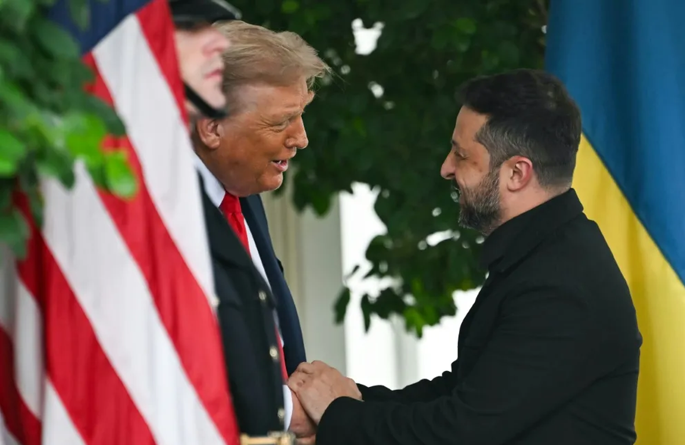 لقاء ترامب وزيلينسكي في دافوس