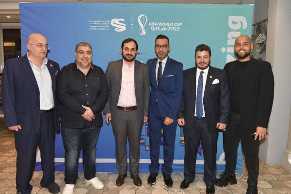 بحضور النجمين المصري وائل جمعة والعماني علي الحبسي
وفد اللجنة العليا للمشاريع والإرث في بيروت