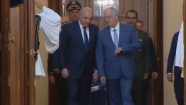مراسم استقبال رسميّة أُقيمت للرئيس جوزاف عون في القصر الرئاسي اليوناني في أثينا