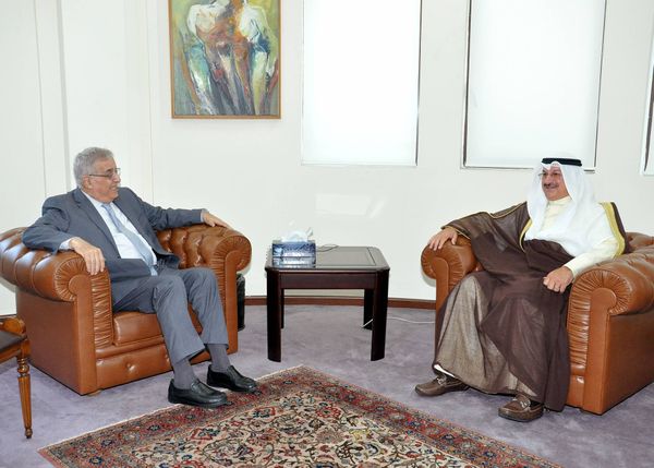 بوحبيب التقى سفيرا تركيا والكويت