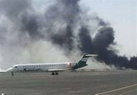 غارات جوية سعودية على مطار مدينة المخا الساحلية بعد إحكام القوات المسلحة اليمنية التابعة للحوثيين السيطرة عليها