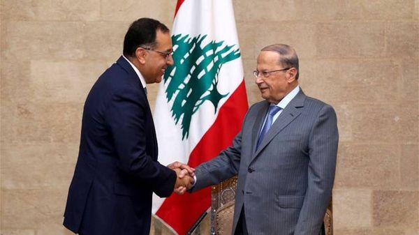 رئيس مجلس الوزراء المصري من بعبدا: نؤكد دعم لبنان في هذه المرحلة