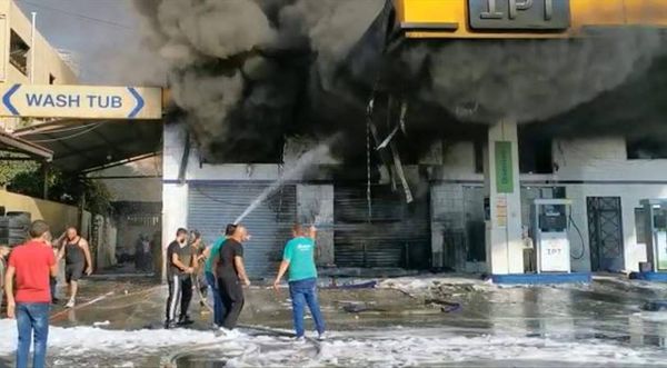 بعد حريق محطة المحروقات في بعبدا.. الشركة المشغّلة توضح وتكشف السبب
