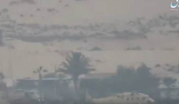 بالفيديو.. لحظة استهداف داعش طائرة وزيري الدفاع والداخلية المصريَّين