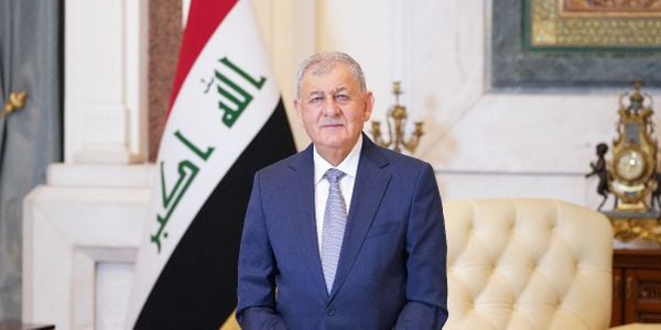 رئيس الجمهورية العراقي: المسؤولون الإيرانيون أكدوا أن قرار حصر السلاح بيد الدولة قرار عراقي داخلي
