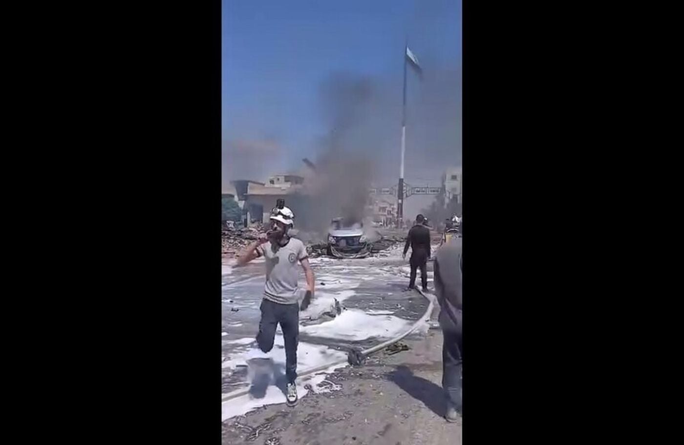 انفجار سيارة يهز مدينة بنش في إدلب