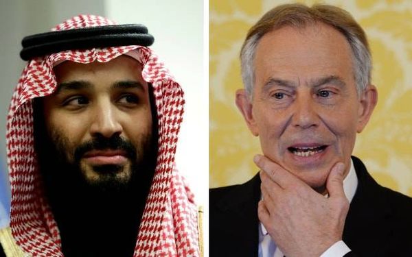 Tony Blair is advising the Saudi government under a £9 million deal between the country and his 'institute