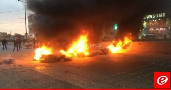 فتح الطريق عند مفرق بريتال من المسلك الغربي والجيش يقوم بفتح الاتجاه الآخر