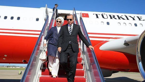 أردوغان  يصل إلى واشنطن في زيارة رسمية للولايات المتحدة يلتقي خلالها نظيره الأميركي دونالد ترامب