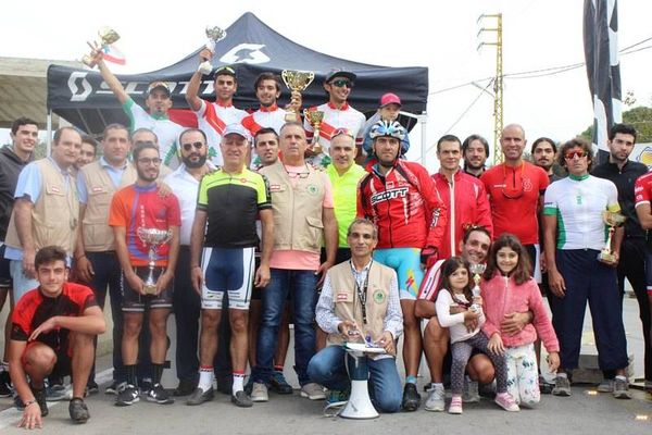 كانلجيان مراد وضناوي أبطال كأس لبنان لدراجات الطريق