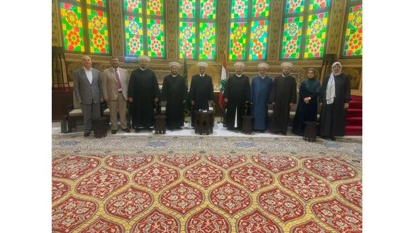 دريان يستقبل مفتي زحلة والبقاع