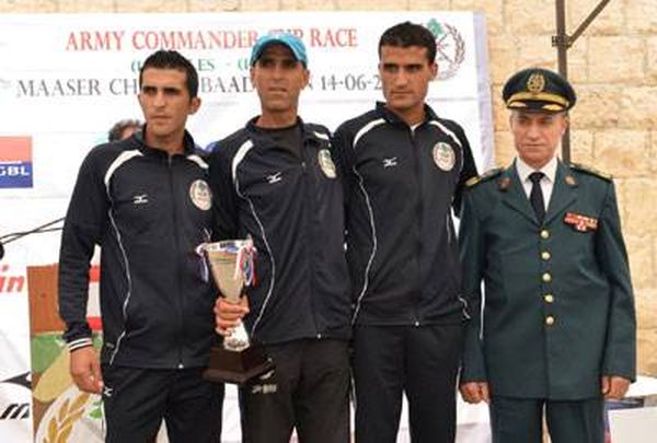 كأس قائد الجيش السنوي الرابع للركض:
لقب الرجال  لعواضة والسيدات لمرعب