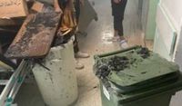حريق داخل مستشفى البترون