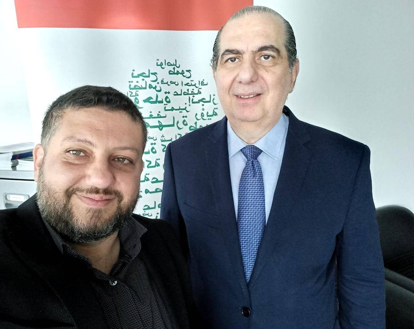مرداس يلتقي رئيس مجلس العمل اللبناني  شارل جحا في دبي