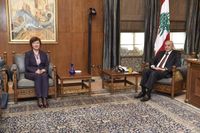 بري استقبل فرونتسكا وسفير بريطانيا