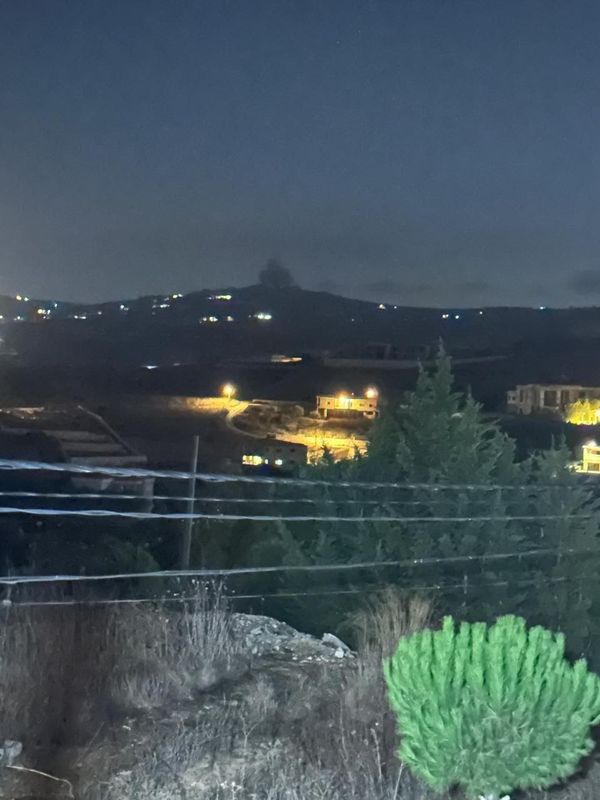 تفجير إسرائيلي عند أطراف بلدة برعشيت جنوب لبنان