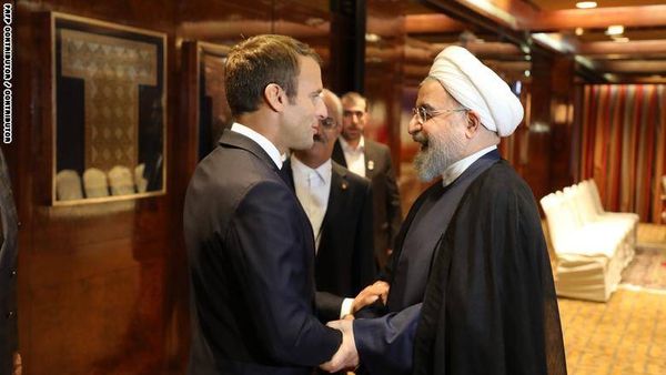 روحاني لماكرون: الاتفاق النووي الإيراني غير قابل للنقاش